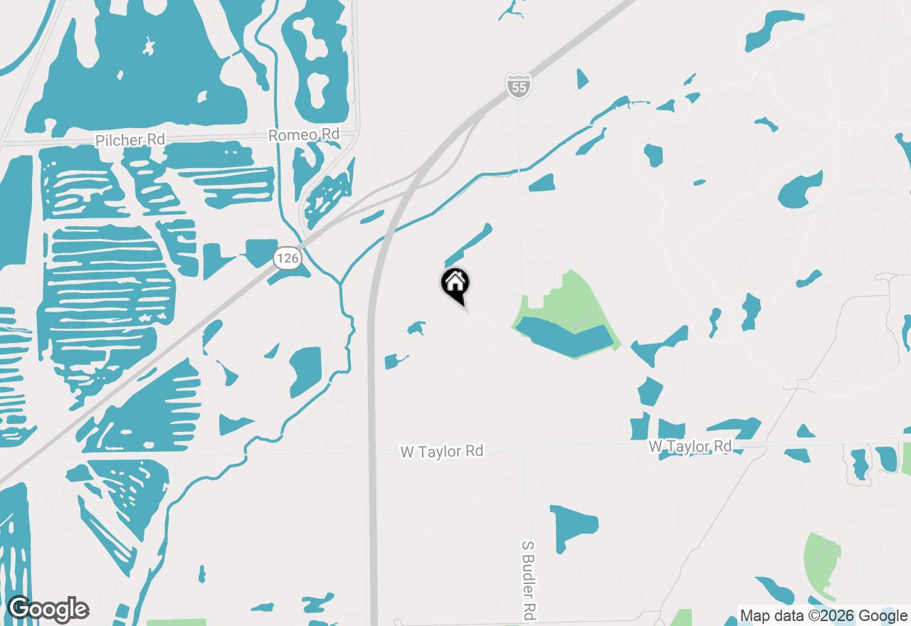 Map of 14019 S Oakdale Circle, Plainfield, IL 60544