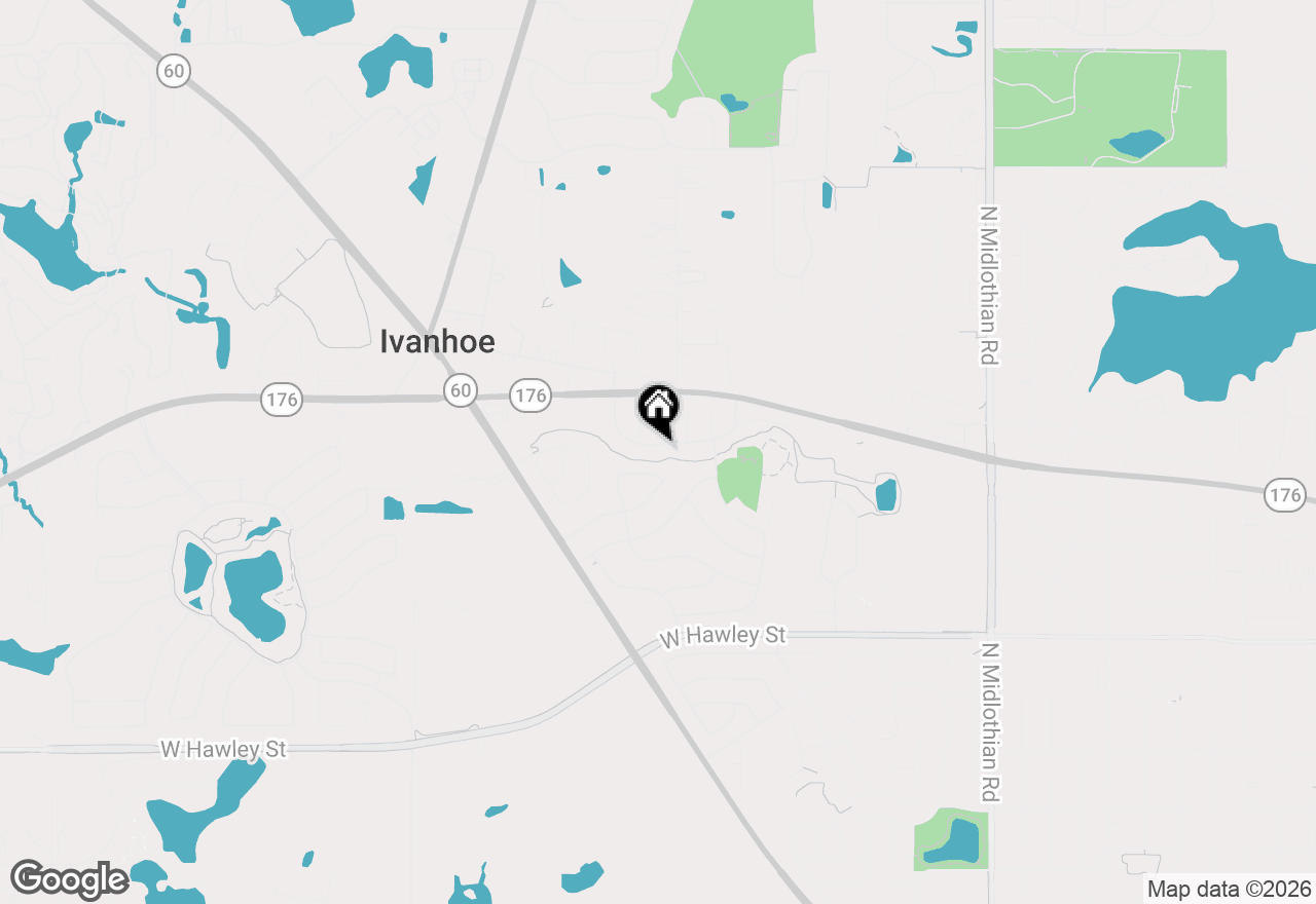 Map of 1901 Barnhill Drive, Mundelein, IL 60060