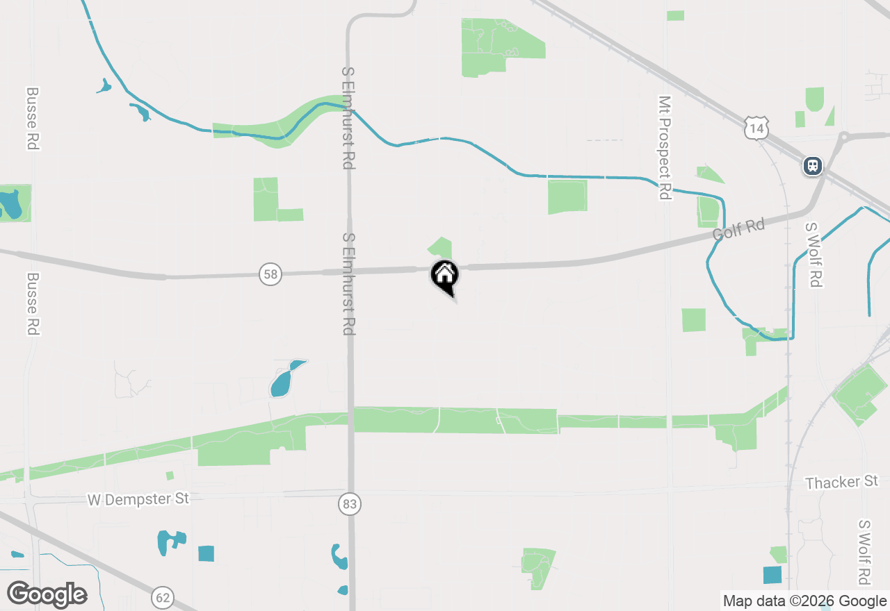 Map of 333 Beau Drive, Des Plaines, IL 60016