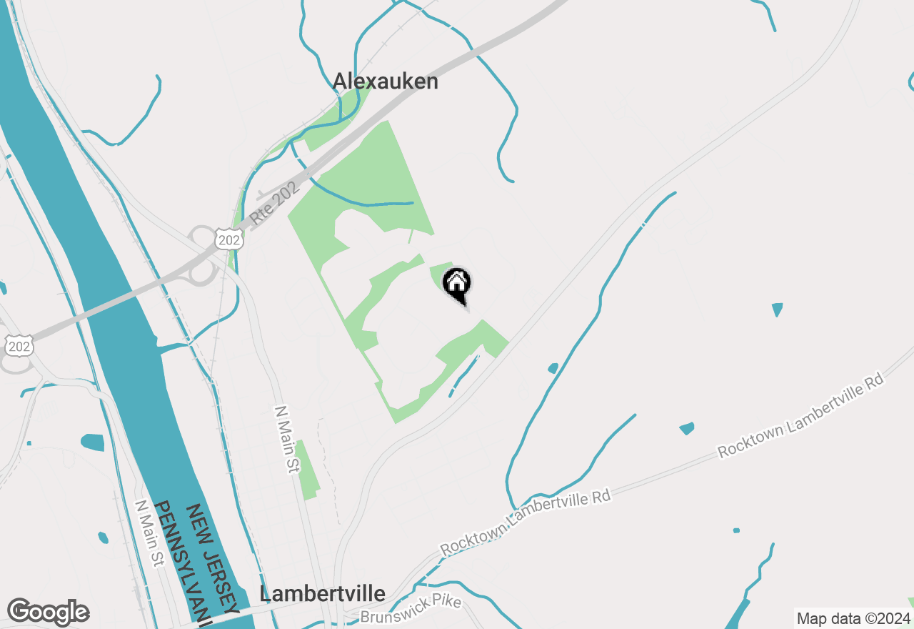 Map of 11 Music Mountain Boulevard, Lambertville, NJ 08530