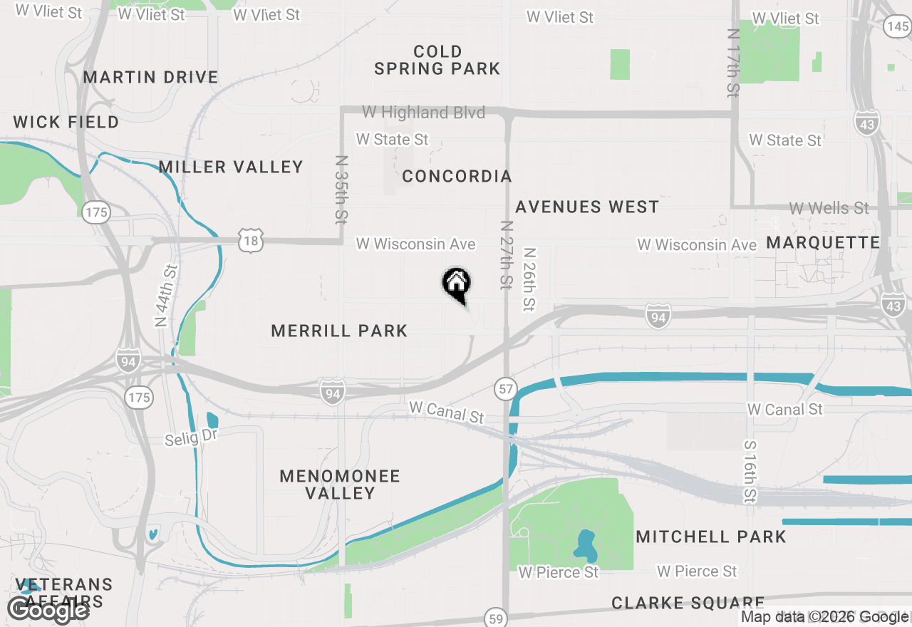 Map of 433 N 29th St #435, Milwaukee, WI 53208