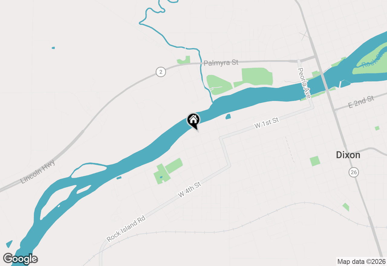 Map of 1715 W River Street #1715, Dixon, IL 61021