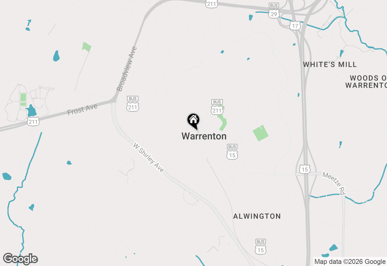 Map of 32 Waterloo Street #208, Warrenton, VA 20186
