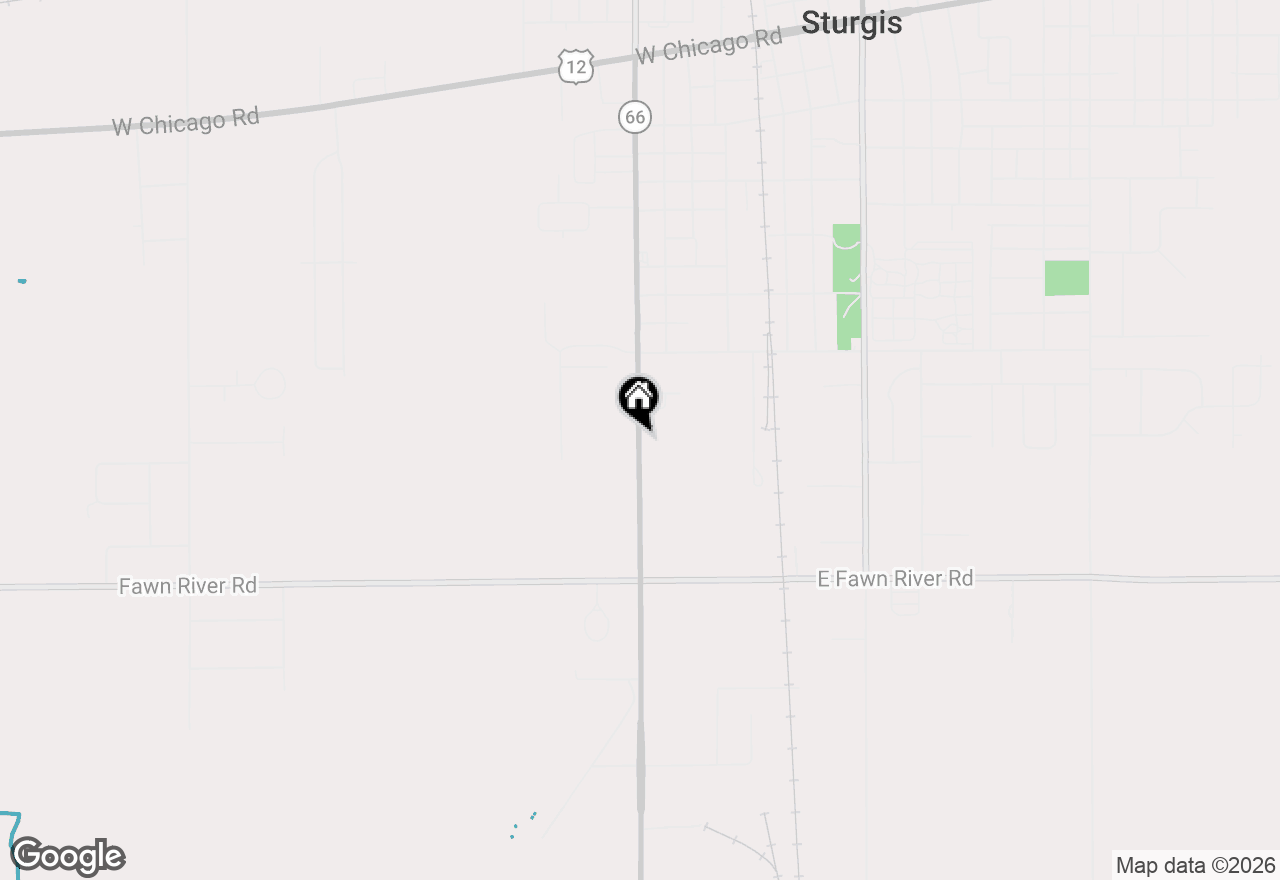 Map of 1307 S Centerville Road, Sturgis, MI 49091