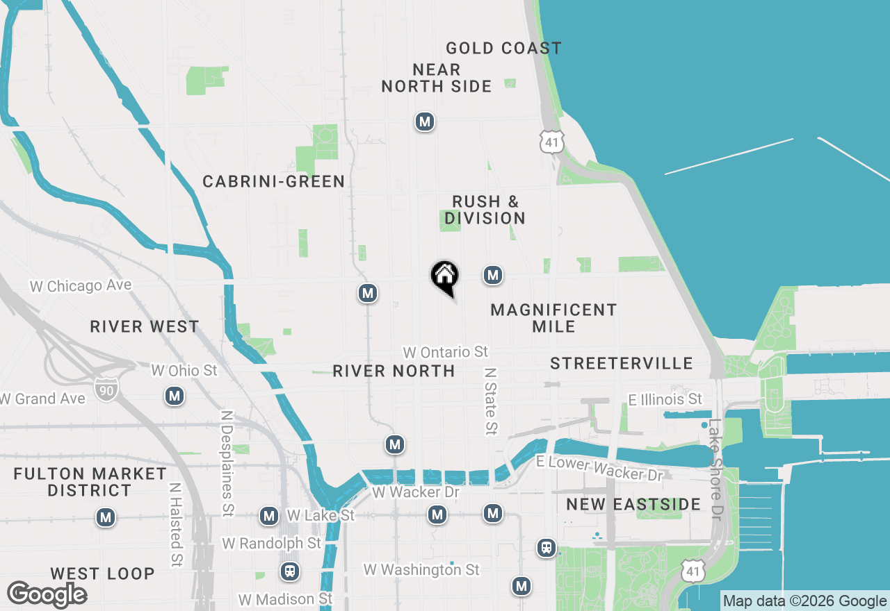 Map of 70 W Huron Street #802, Chicago, IL 60654