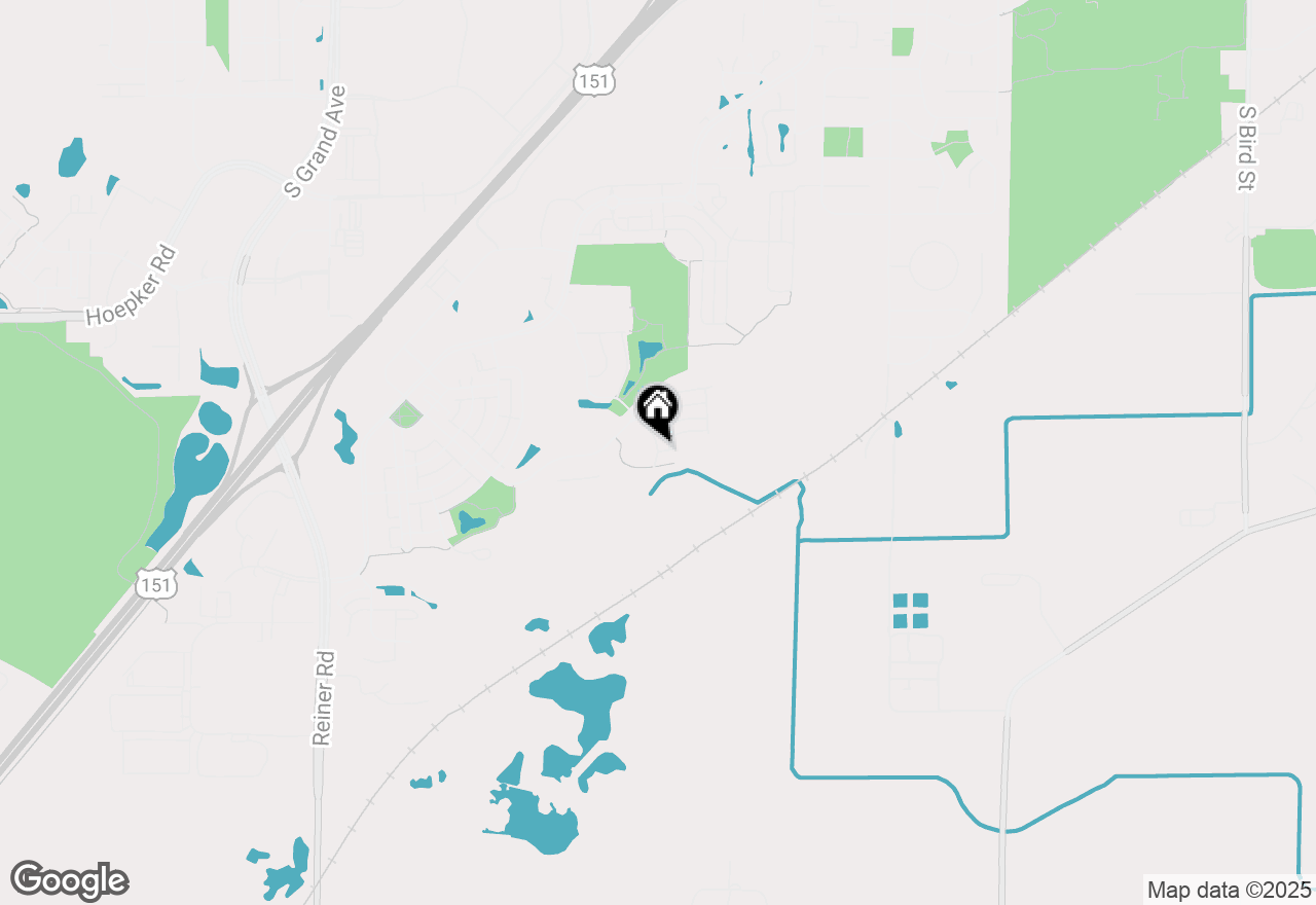 Map of 2152 Winding Stream Way, Sun Prairie, WI 53590