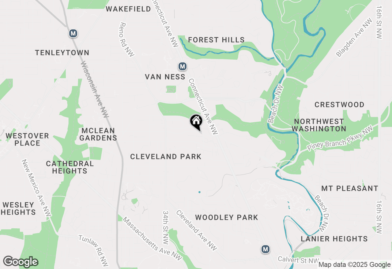 Map of 3020 Porter Street Nw #103, Washington, DC 20008