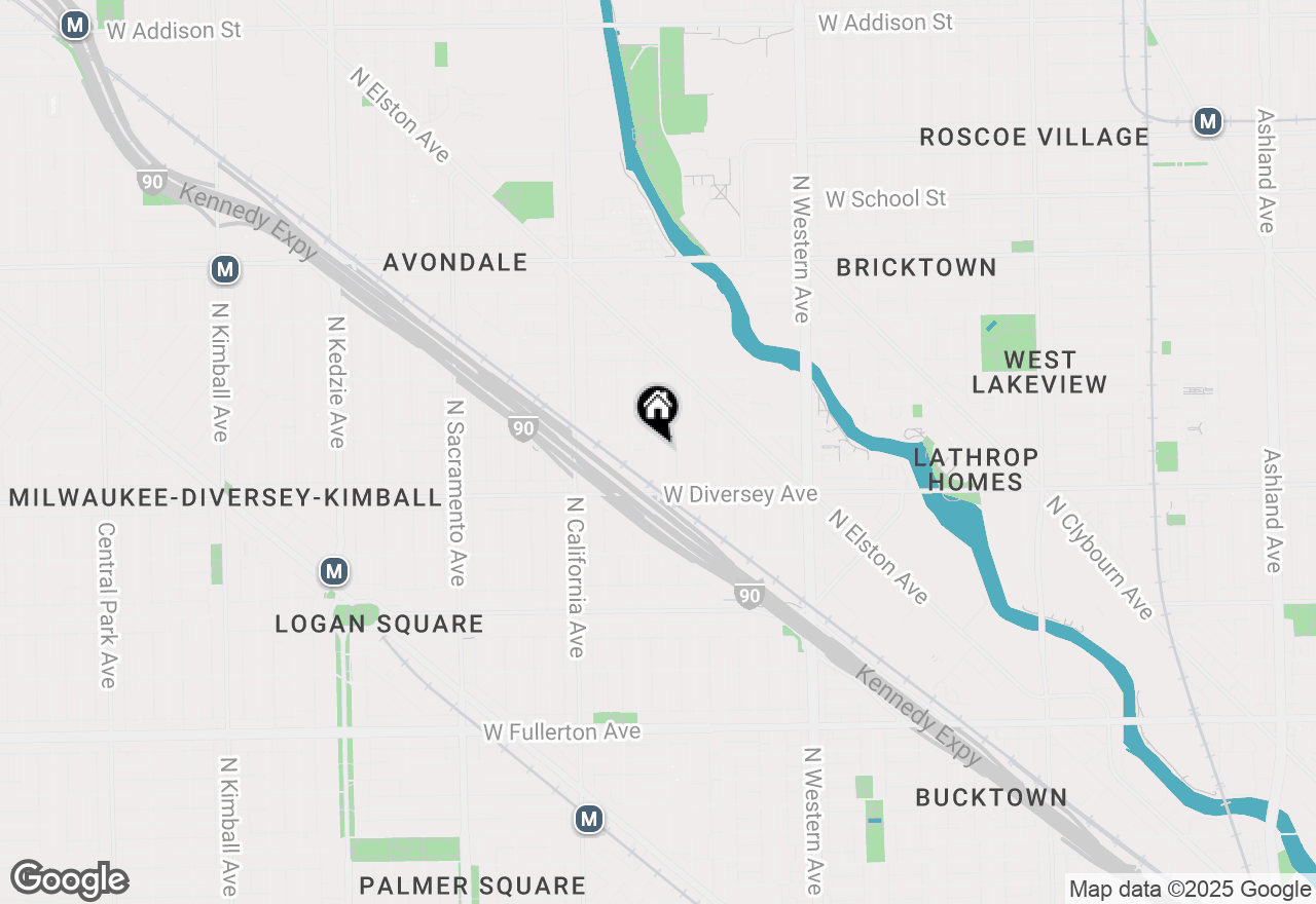 Map of 2840 N Talman Avenue, Chicago, IL 60618