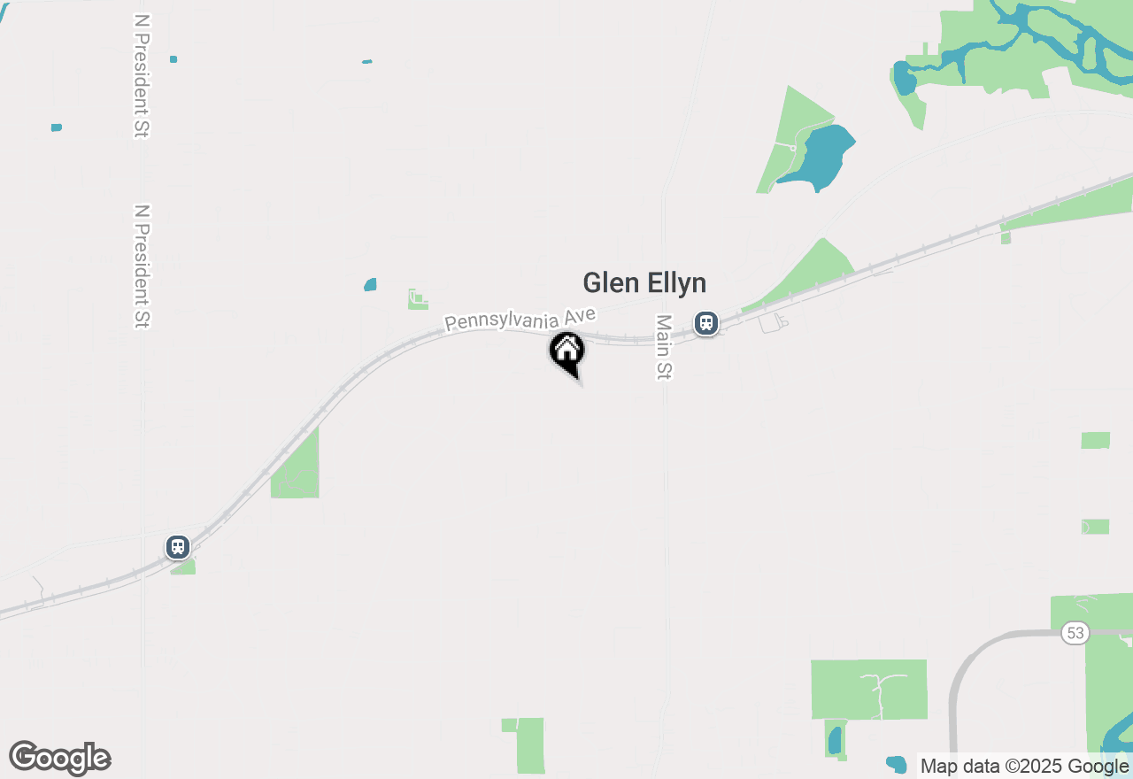 Map of 404 Melrose Avenue #303, Glen Ellyn, IL 60137