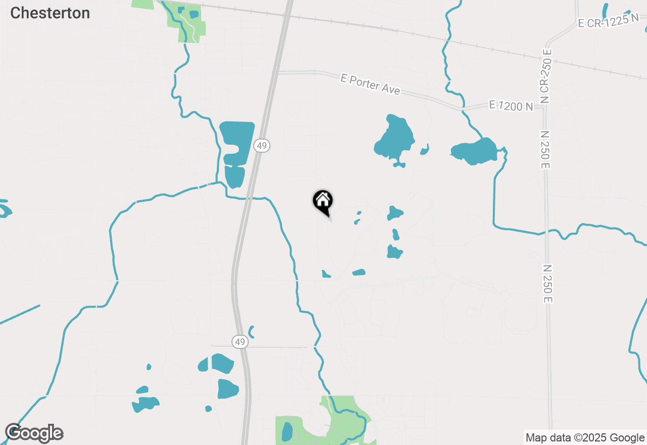 Map of 1550 Hogan Ave, Chesterton, IN 46304