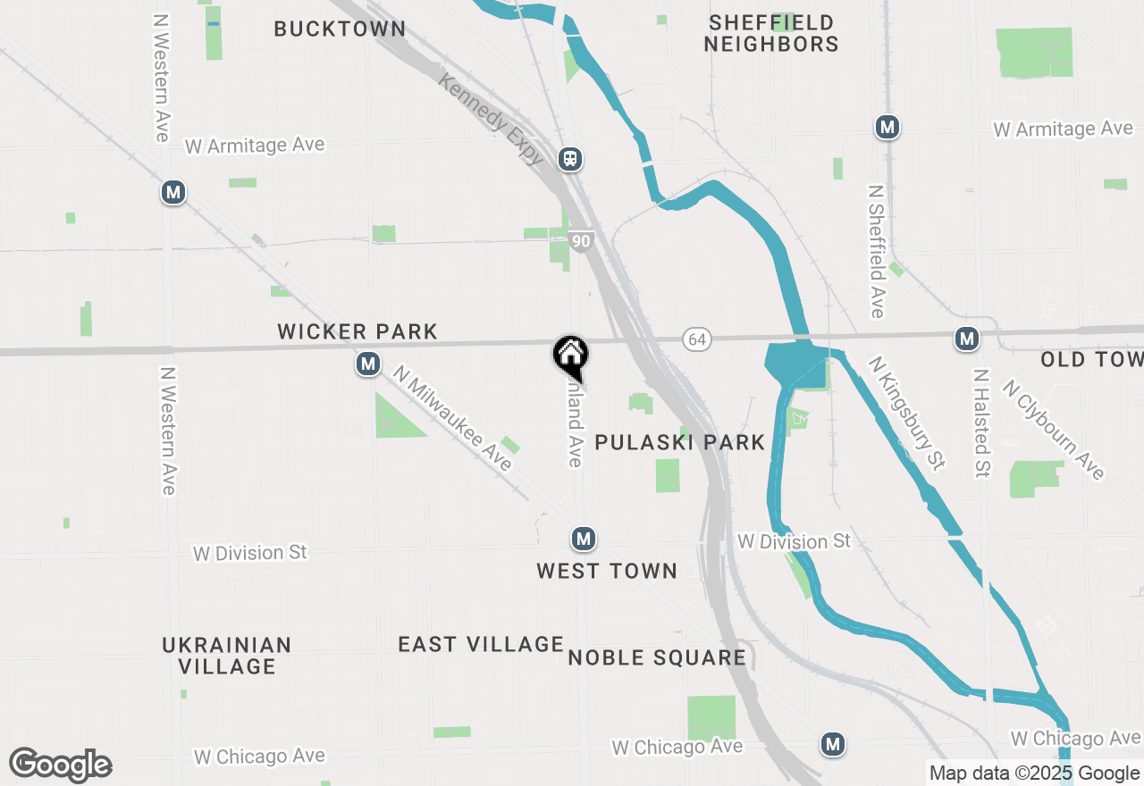 Map of 1462 N Ashland Avenue, Chicago, IL 60622