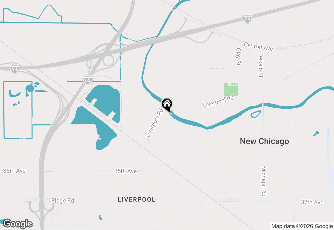 Map of 3816 Riverdale Avenue, Lake Station, IN 46405