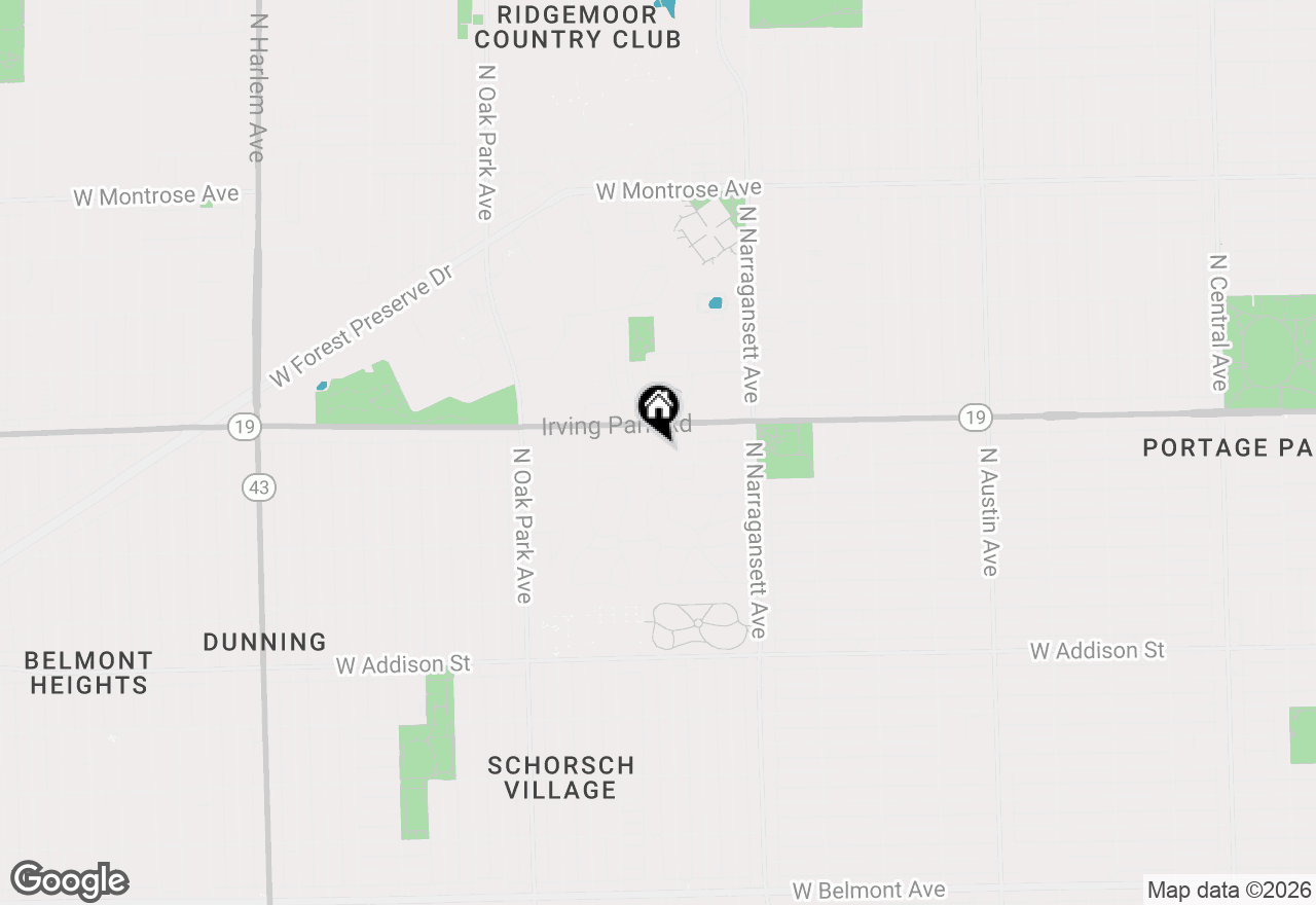 Map of 6538 W Dakin Street, Chicago, IL 60634