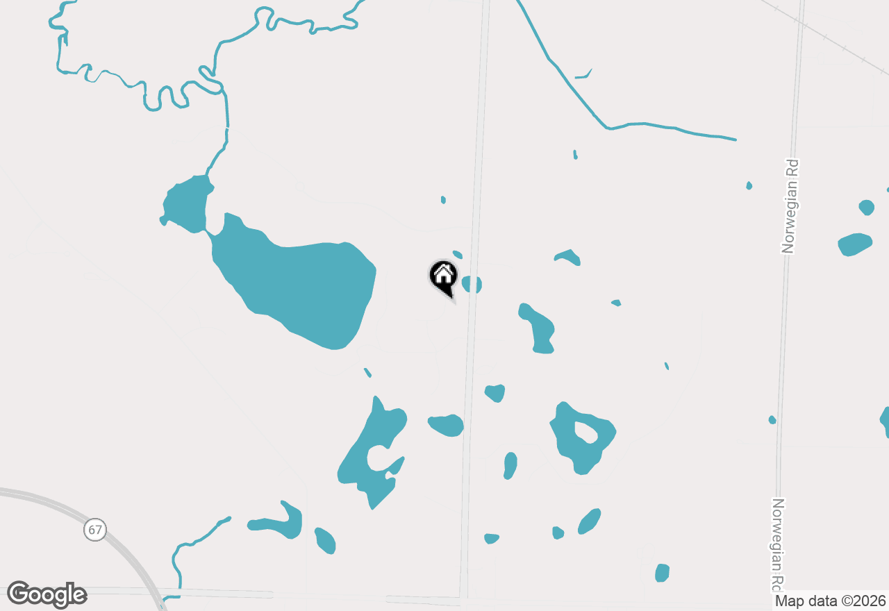 Map of W360N7532 Thomas Dr, Oconomowoc, WI 53066