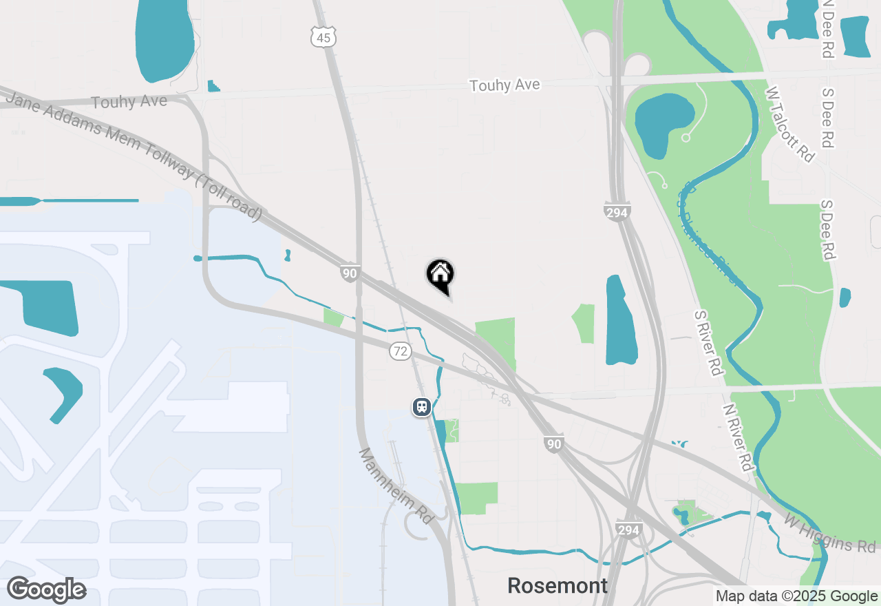 Map of 2993 Curtis Street #D-27, Des Plaines, IL 60018