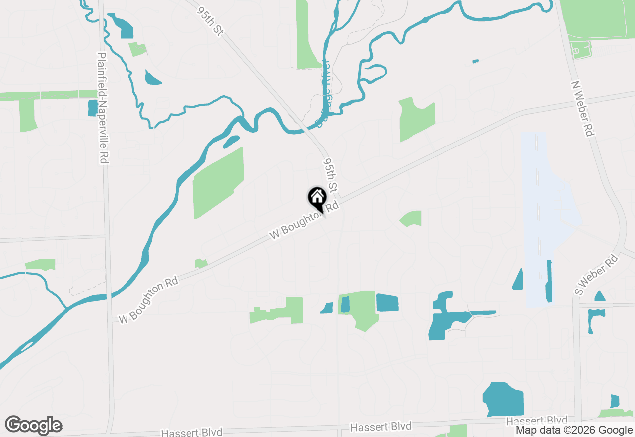 Map of 1716 Red Bud Road, Bolingbrook, IL 60490