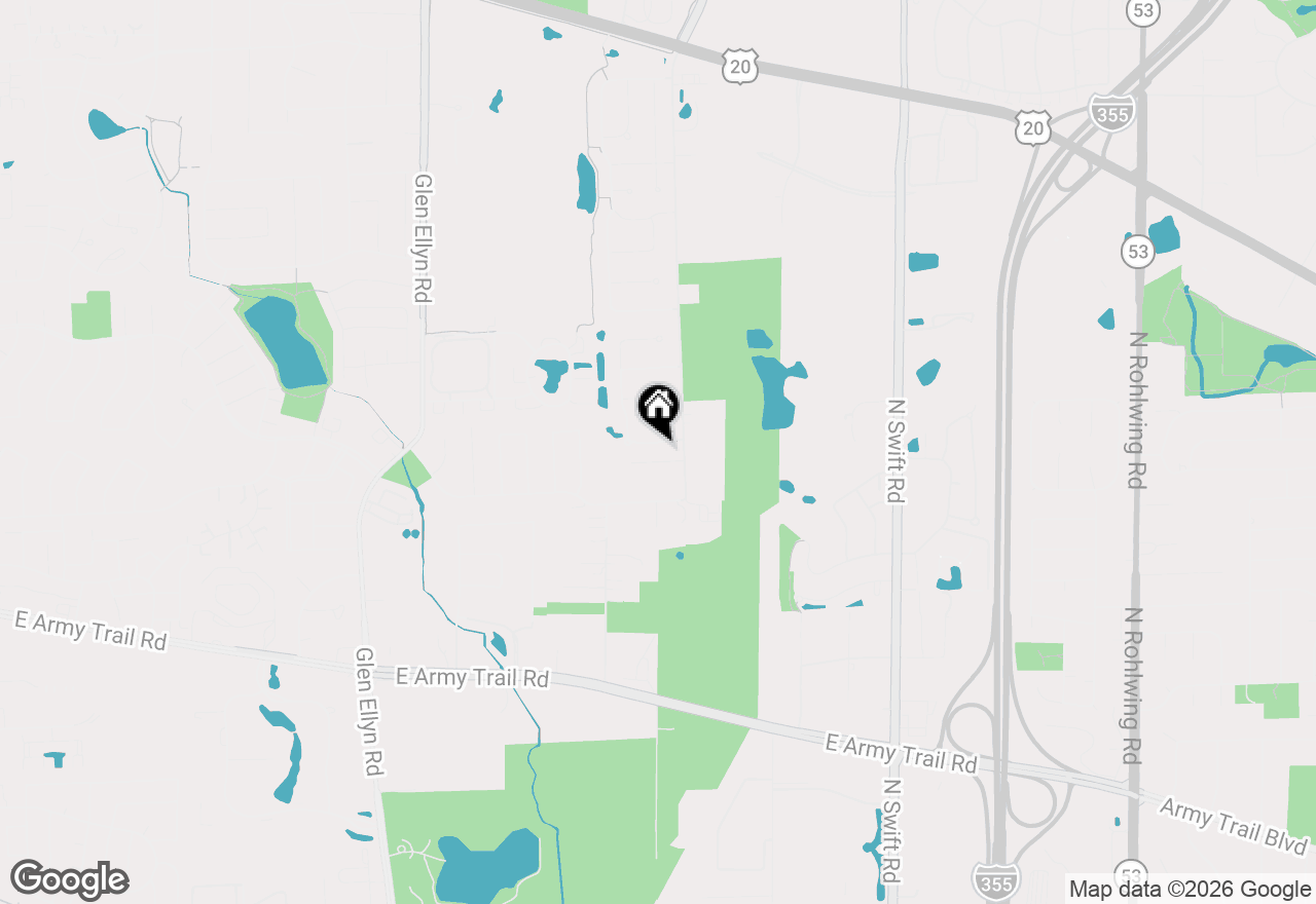 Map of 304 Juliana Lane, Bloomingdale, IL 60108