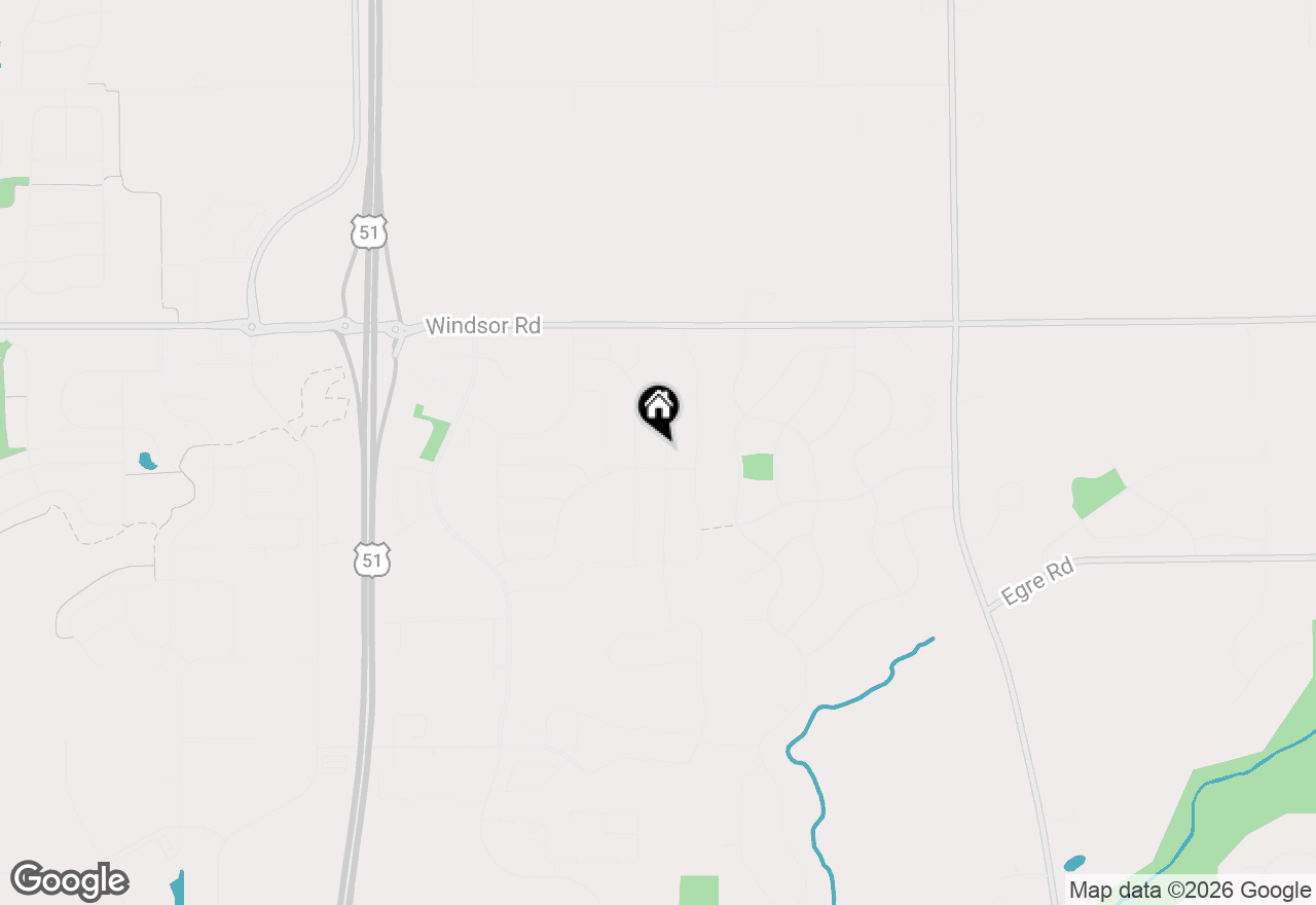 Map of 6659 Grouse Woods Road, Deforest, WI 53532