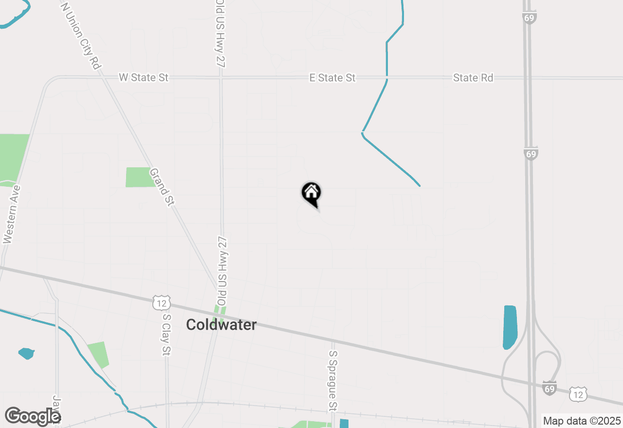 Map of 10 Grady Court, Coldwater, MI 49036