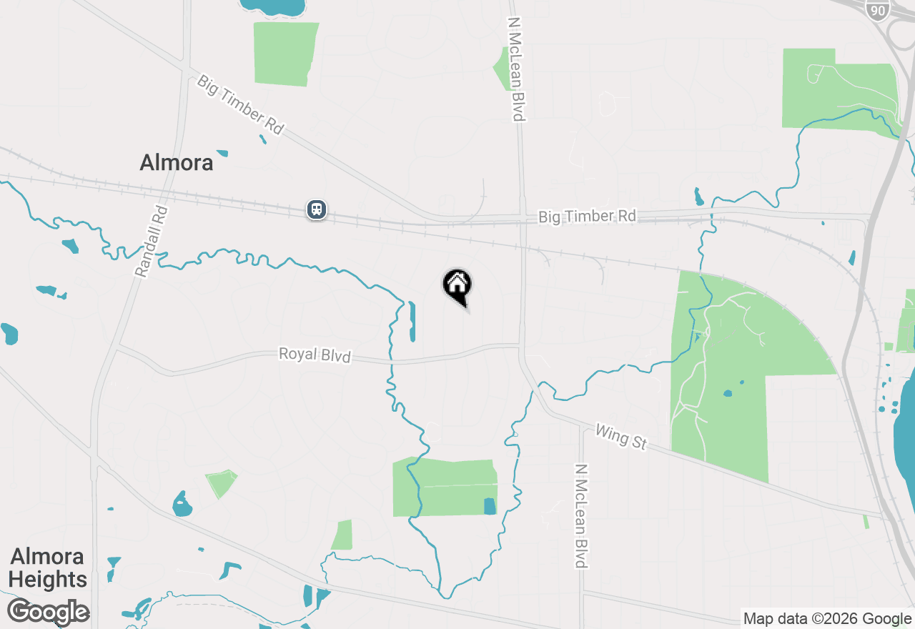 Map of 906 Carol Avenue, Elgin, IL 60123