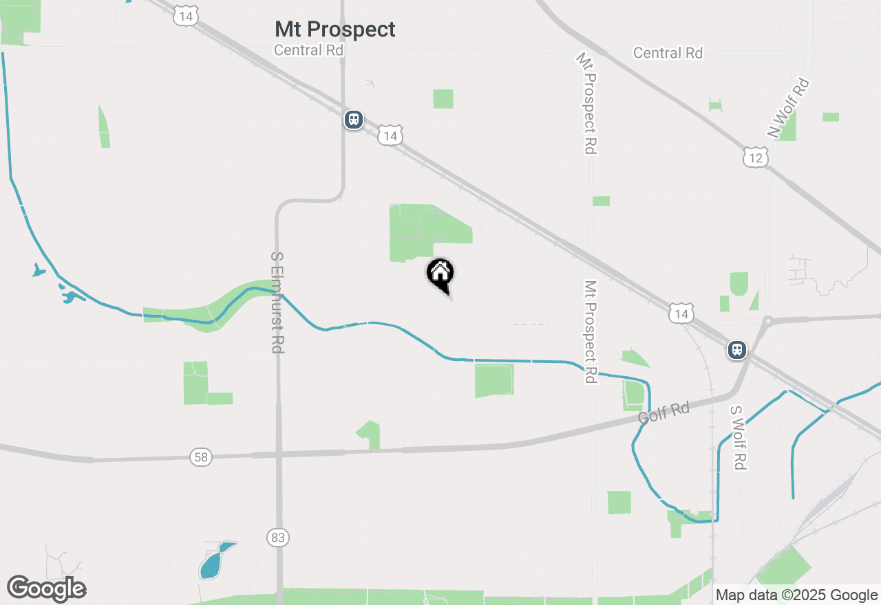 Map of 609 S School Street, Mount Prospect, IL 60056