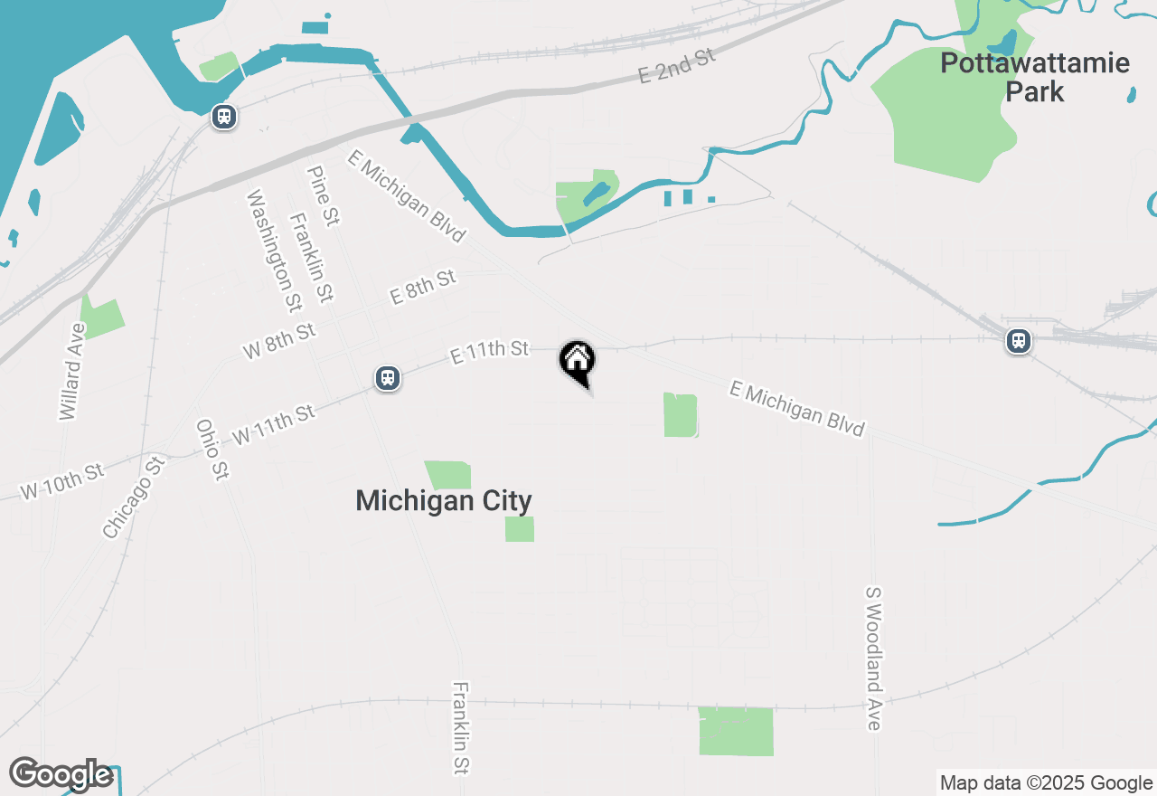 Map of 517 Tremont Street, Michigan City, IN 46360