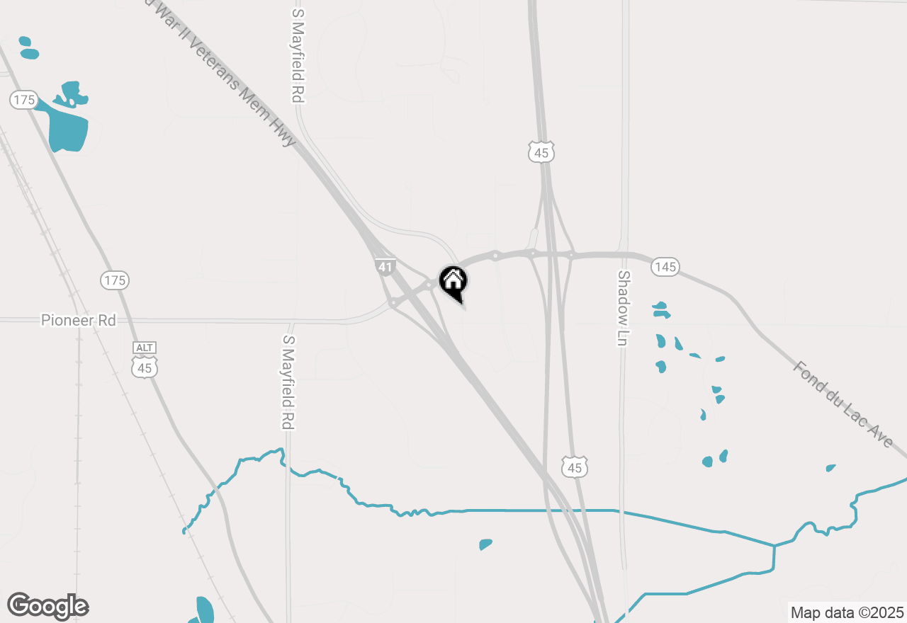 Map of 2517 Mayfield Way, Richfield, WI 53076