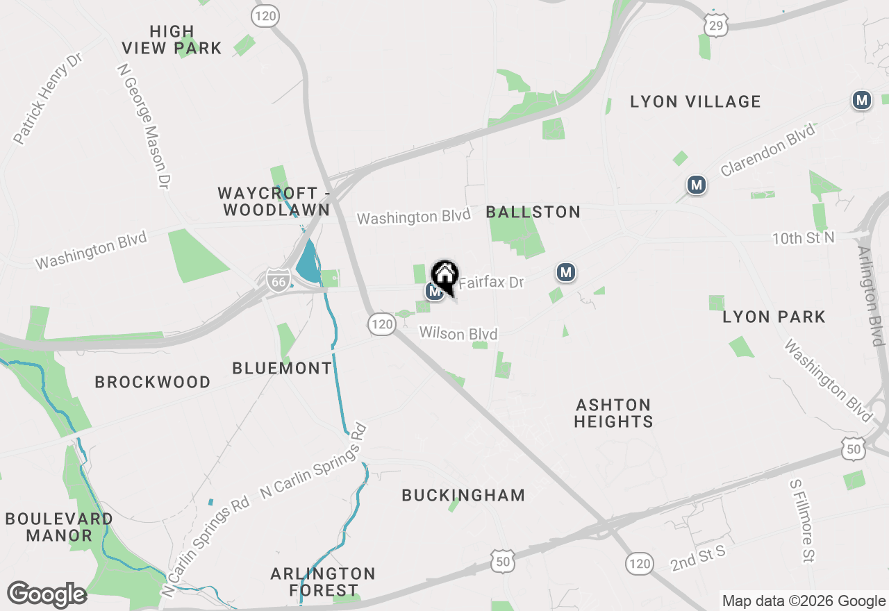 Map of 900 N Stafford Street #2125, Arlington, VA 22203