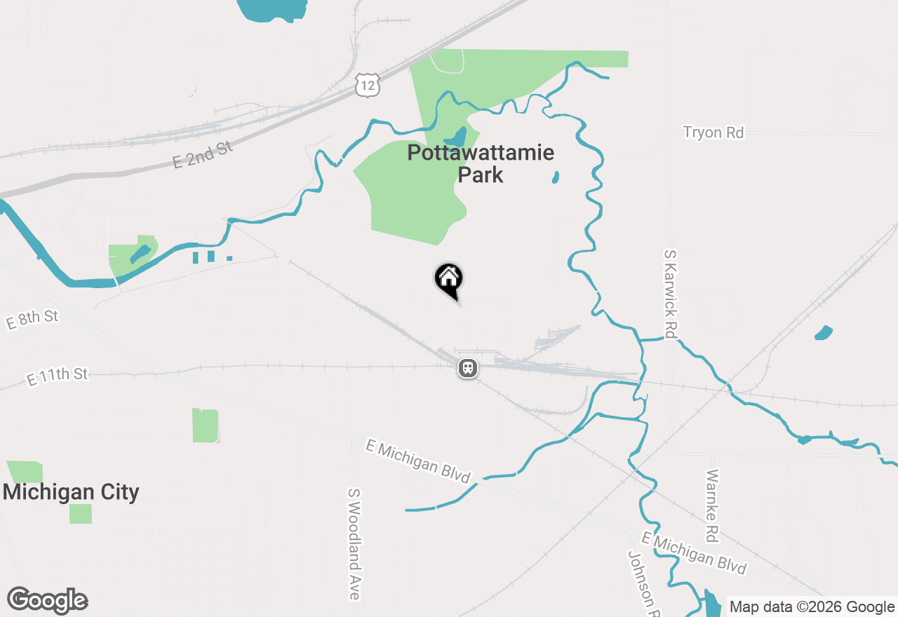 Map of 715 Fairfield Avenue, Michigan City, IN 46360