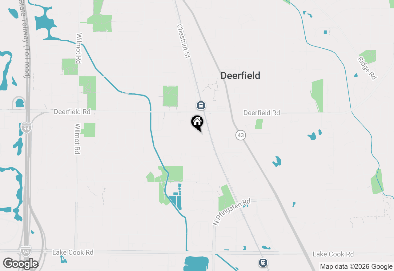 Map of 910 Osterman Avenue, Deerfield, IL 60015