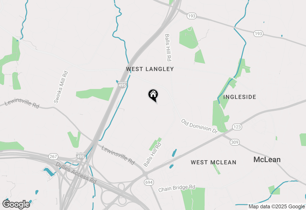 Map of 1221 Mottrom Drive, Mclean, VA 22101