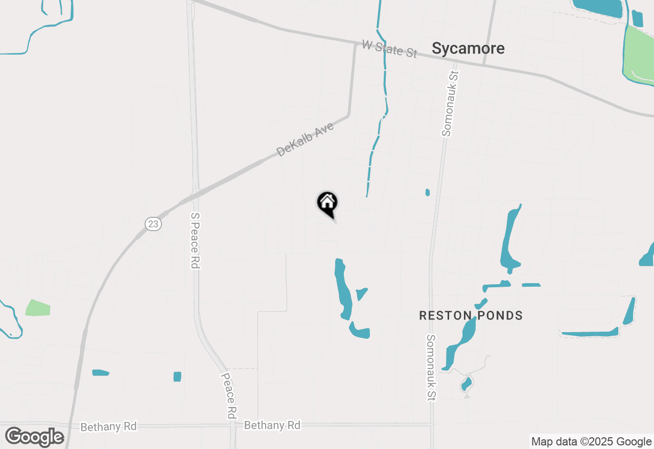 Map of 682 Windsor Court, Sycamore, IL 60178