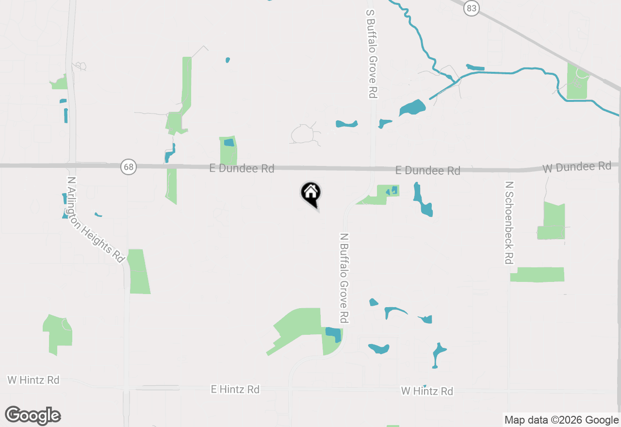 Map of 1521 Dun Lo Drive, Arlington Heights, IL 60004