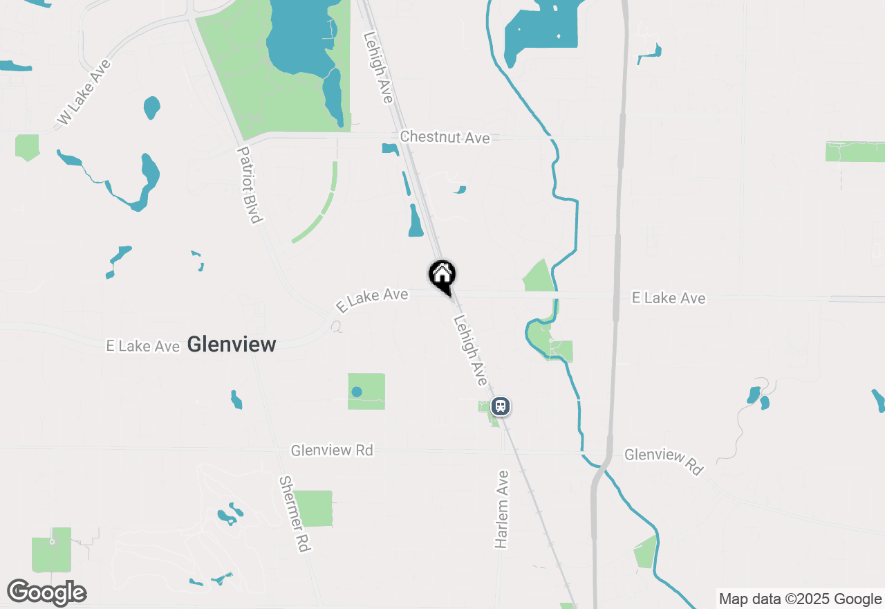 Map of 1339 Swainwood Drive, Glenview, IL 60025