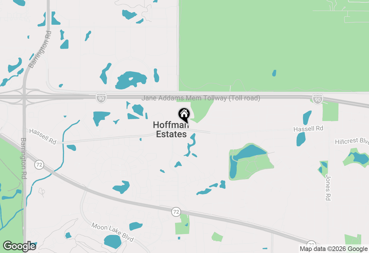 Map of 2004 E Parkview Circle, Hoffman Estates, IL 60169