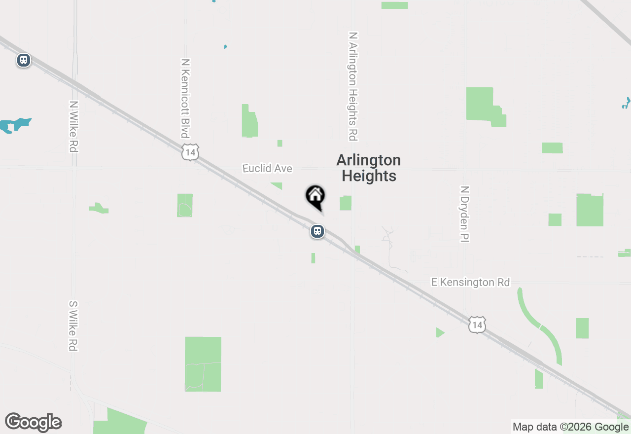 Map of 201 N Vail Avenue #701, Arlington Heights, IL 60004