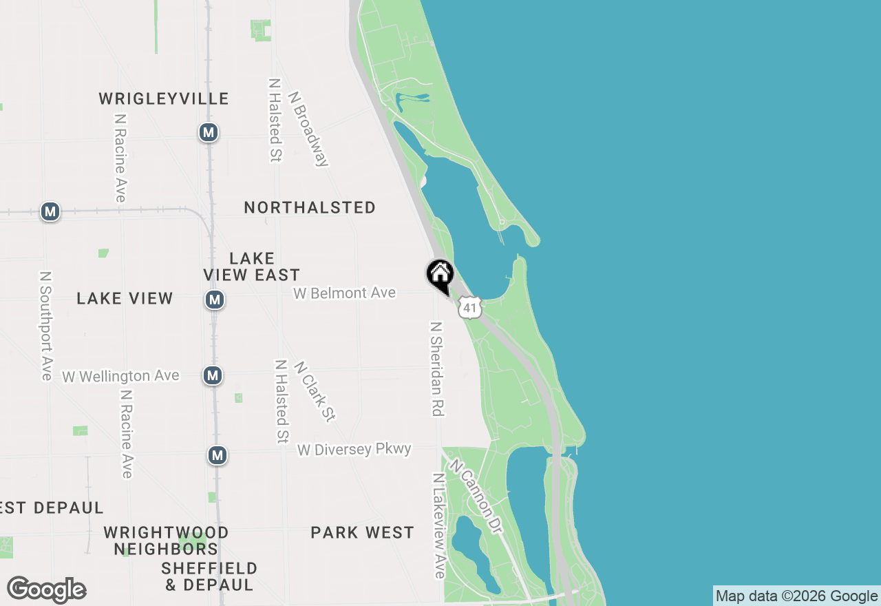 Map of 3180 N Lake Shore Drive #4H, Chicago, IL 60657