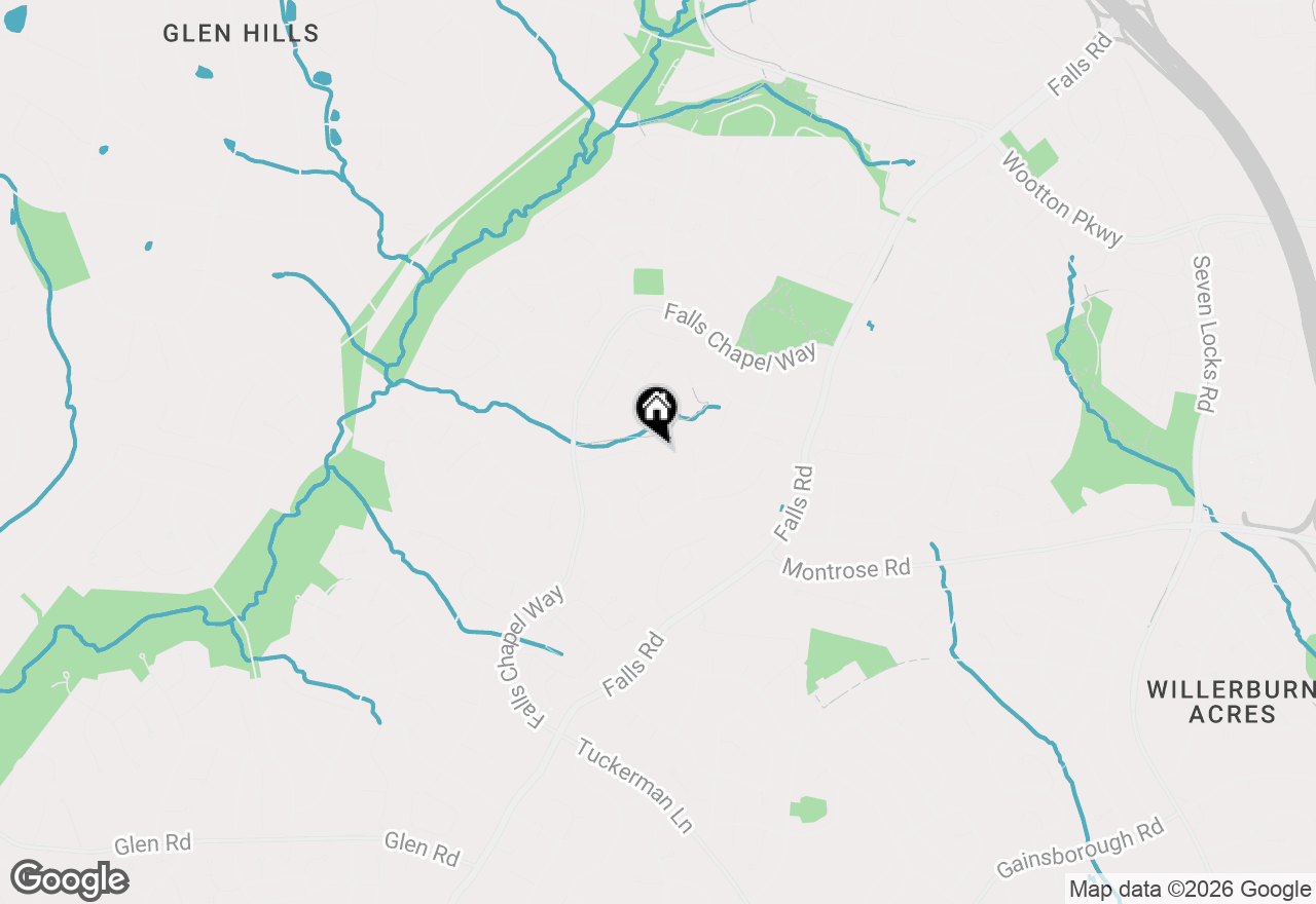 Map of 9000 Willow Valley Drive, Potomac, MD 20854
