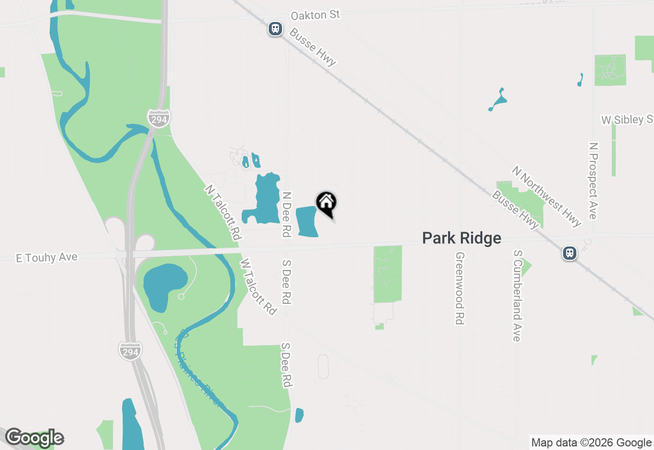Map of 112 N Broadway Avenue, Park Ridge, IL 60068