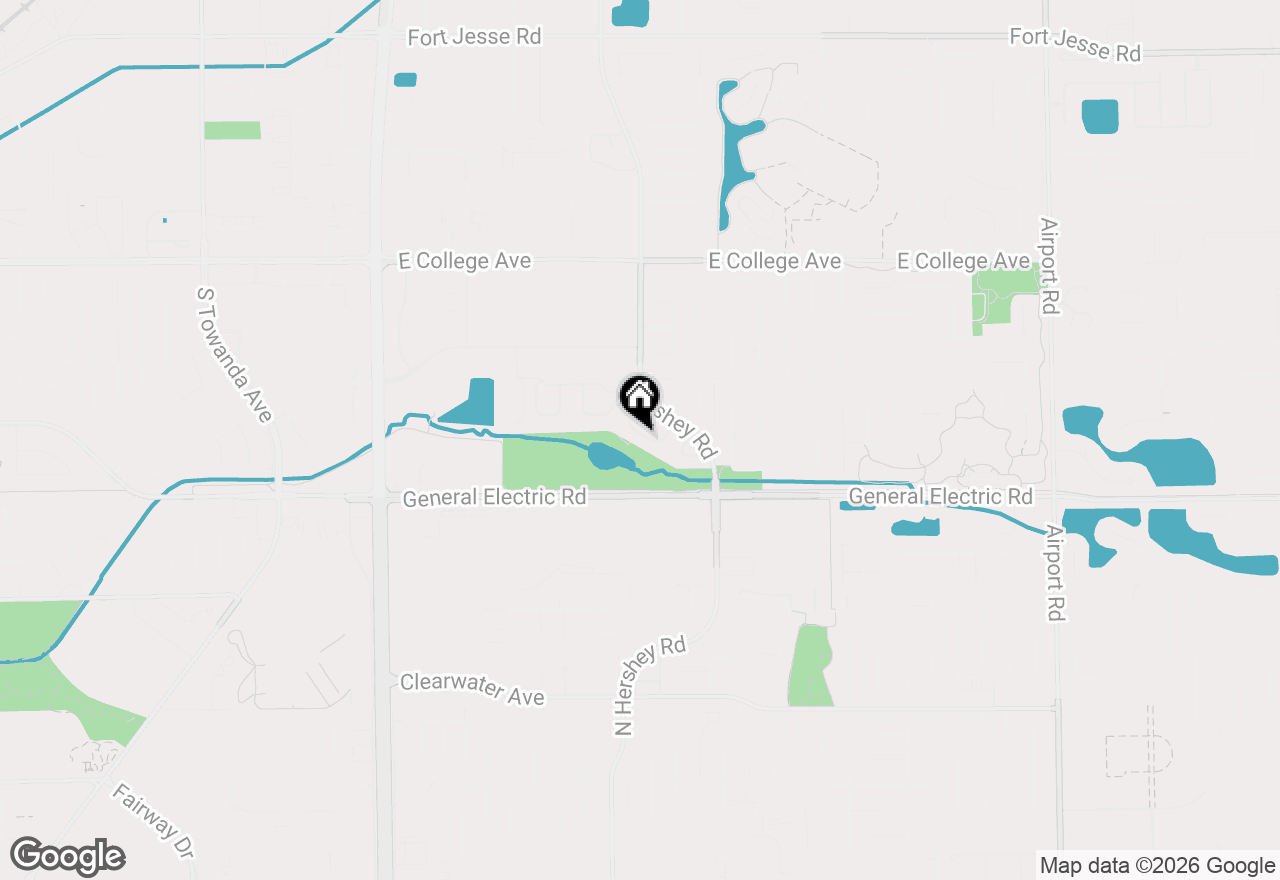 Map of 25 Arbor Court #25, Bloomington, IL 61704