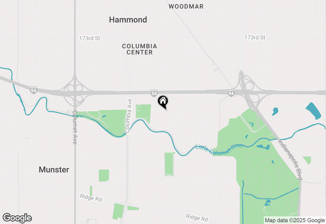 Map of 7752 Beech Avenue, Hammond, IN 46324