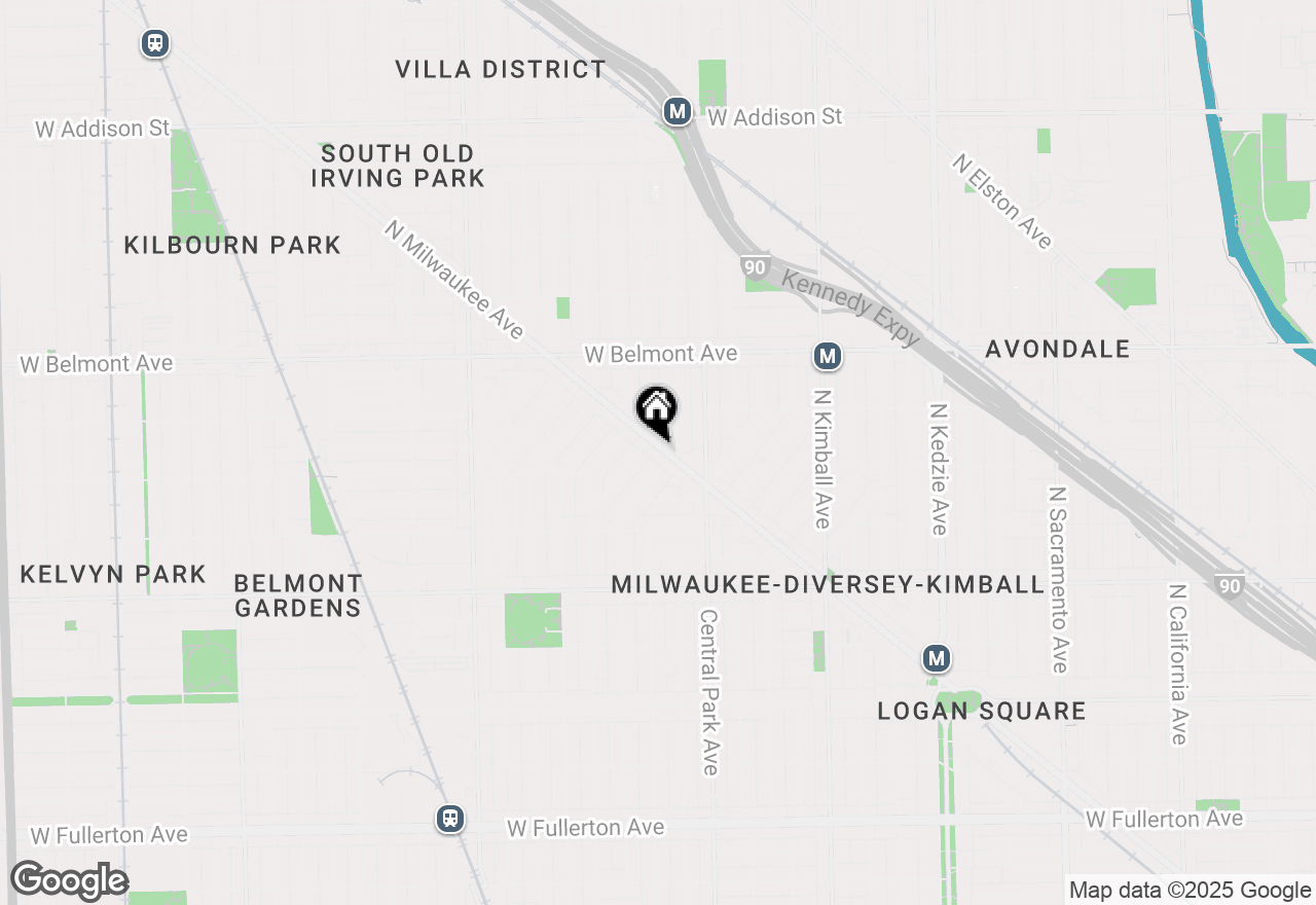 Map of 3030 N Milwaukee Avenue #2, Chicago, IL 60618