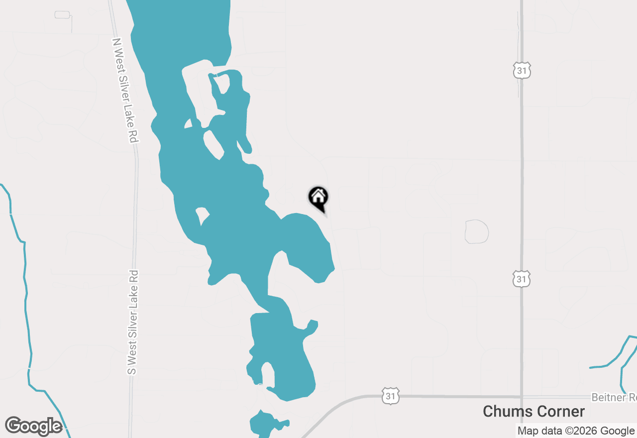 Map of 254 S E Silver Lake Road, Traverse City, MI 49685