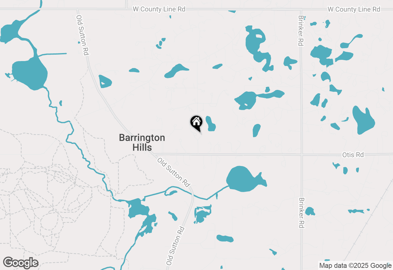 Map of 260 Otis Road, Barrington Hills, IL 60010