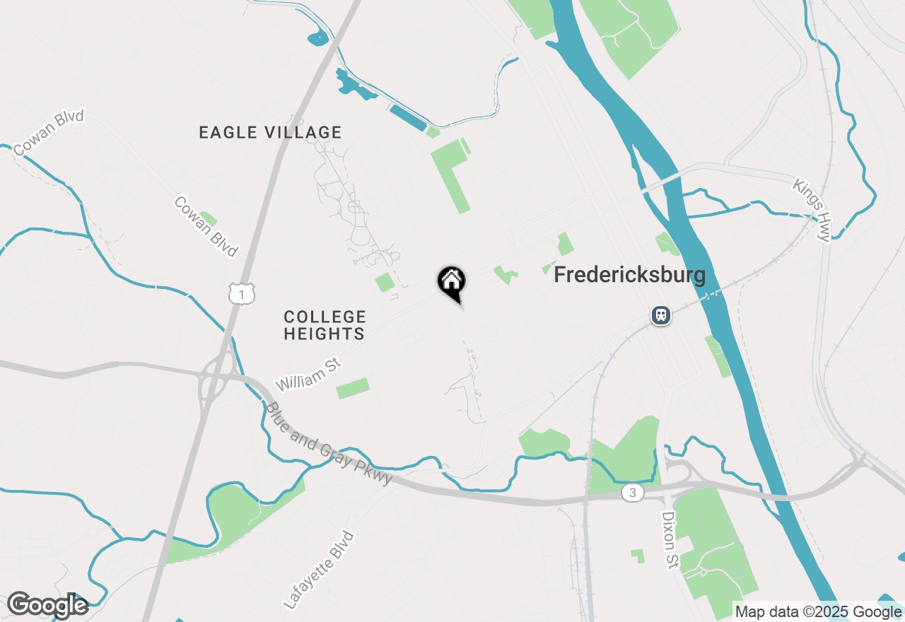 Map of 920 Brompton Street, Fredericksburg, VA 22401