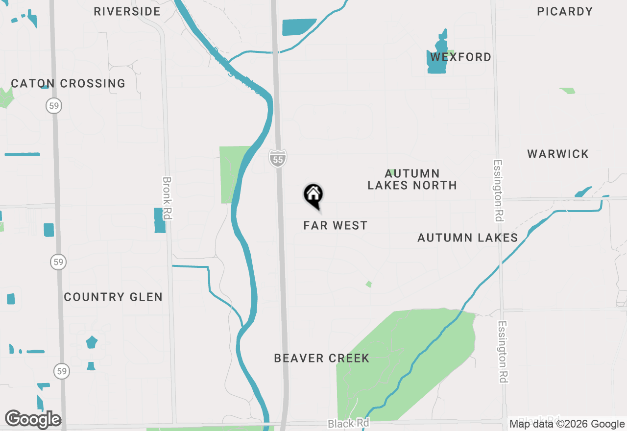 Map of 3825 Leominster Avenue, Joliet, IL 60431
