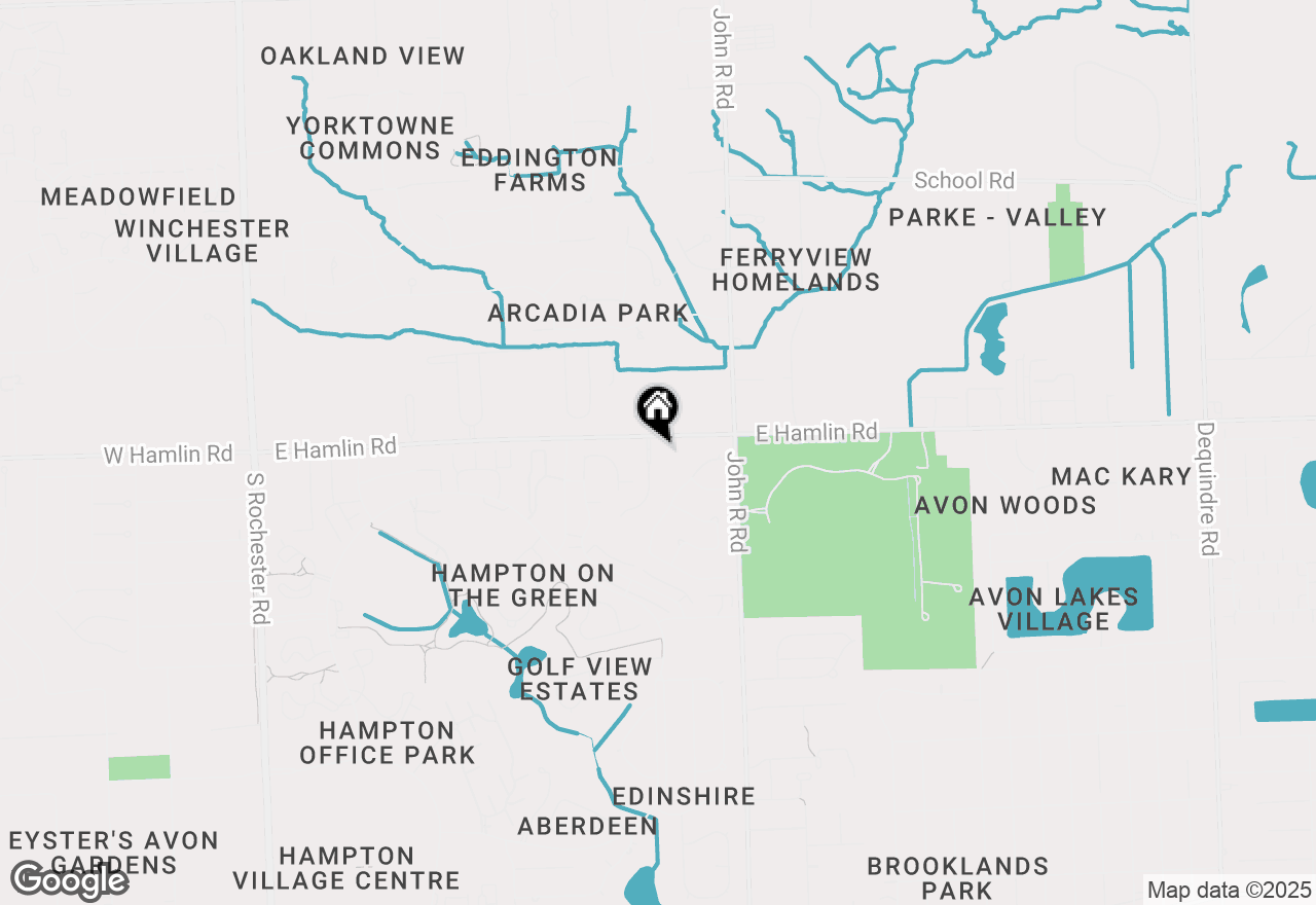 Map of 2025 Somerville, Rochester Hills, MI 48307