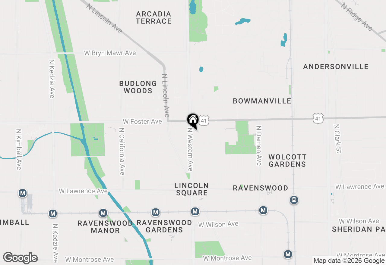 Map of 5117 N Western Avenue, Chicago, IL 60625