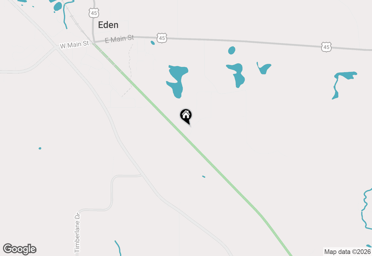 Map of W3869 Garden Dr, Eden, WI 53019