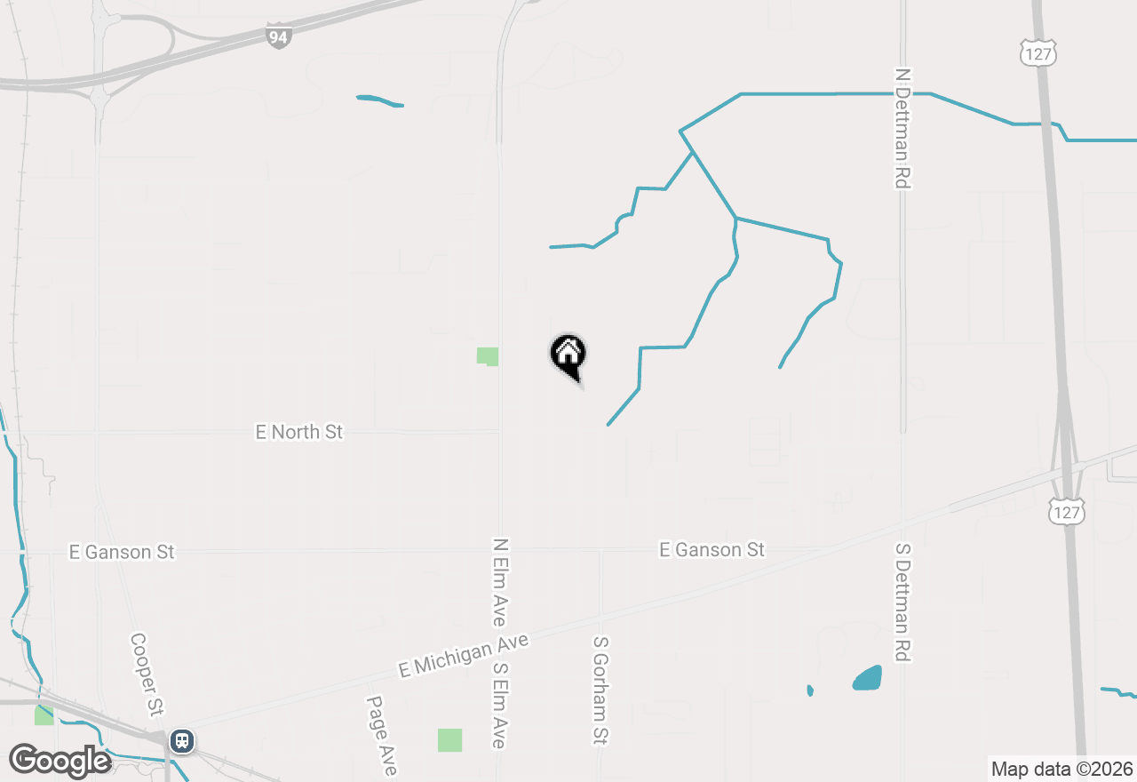 Map of 428 Bates Street, Jackson, MI 49202